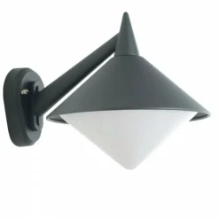 Luminaires Rustiques-Luminaires LCD Applique murale LCD Lengenfeld Noir, 1 lumière