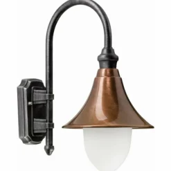 Luminaires Rustiques-Luminaires LCD Applique murale LCD Lengerich Cuivre, 1 lumière