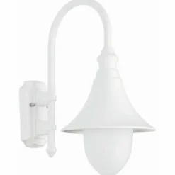 Luminaires Rustiques-Luminaires LCD Applique murale LCD Lengerich Blanc, 1 lumière