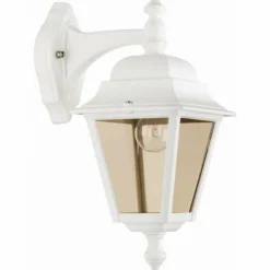 Luminaires Rustiques-Luminaires LCD Applique murale LCD Lennestadt Blanc, 1 lumière