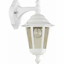 Luminaires Rustiques-Luminaires LCD Applique murale LCD Lennestadt Blanc, 1 lumière