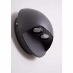 Luminaires Globo Lighting Applique murale LED d'extérieur Globo ELARA Gris, 2 lumières