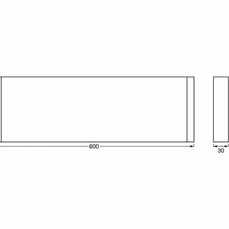 Luminaires Ledvance Applique murale LEDVANCE LINEAR SHELF Blanc, 1 lumière* Éclairage Led