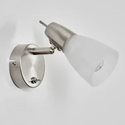 hofstein Applique murale Lejsta LED Nickel mat, 1 lumière