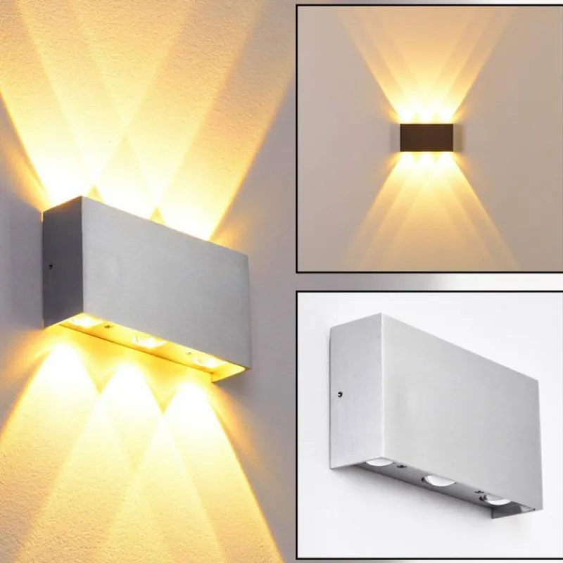 hofstein Applique murale Lente LED Aluminium, 6 lumières