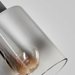 hofstein Applique murale Leteque Noir, 1 lumière