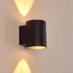 hofstein Applique murale Letsbo Noir, 1 lumière* Appliques