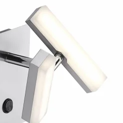 Luminaires Leuchten Direkt Applique murale Leuchten Direkt Rico LED Nickel mat, 2 lumières* Éclairage Led