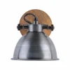 Lampes Industrielles-Luminaires Leuchten Direkt Applique murale Leuchten Direkt Acier brossé, 1 lumière