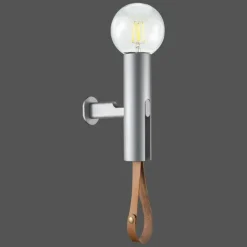Lampes Industrielles-Luminaires Leuchten Direkt Applique murale Leuchten Direkt TURN ME Acier inoxydable, 1 lumière
