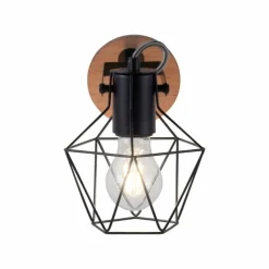 Lampes Industrielles-Luminaires Leuchten Direkt Applique murale Leuchten-Direkt JARO Bois clair, 1 lumière