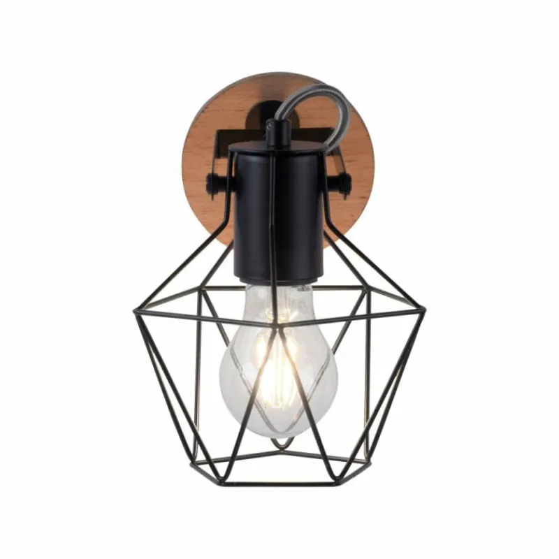 Lampes Industrielles-Luminaires Leuchten Direkt Applique murale Leuchten-Direkt JARO Bois clair, 1 lumière