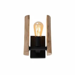 Lampes En Bois-Luminaires Leuchten Direkt Applique murale Leuchten-Direkt LOG Écru, 1 lumière