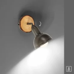 Luminaires Scandinaves-Luminaires Leuchten Direkt Applique murale Leuchten-Direkt SWAMP Écru, 1 lumière