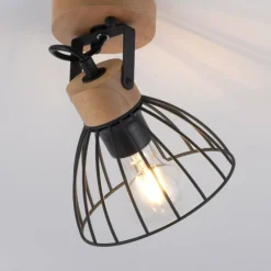 Lampes En Bois-Luminaires Leuchten Direkt Applique murale Leuchten-Direkt LAMI Écru, 1 lumière