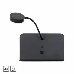 Luminaires Leuchten Direkt Applique murale Leuchten-Direkt BOARD LED Noir, 1 lumière* Éclairage Led