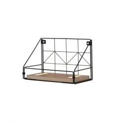 Lampes En Bois-Luminaires Leuchten Direkt Applique murale Leuchten-Direkt BOARD LED Brun, Noir, 1 lumière