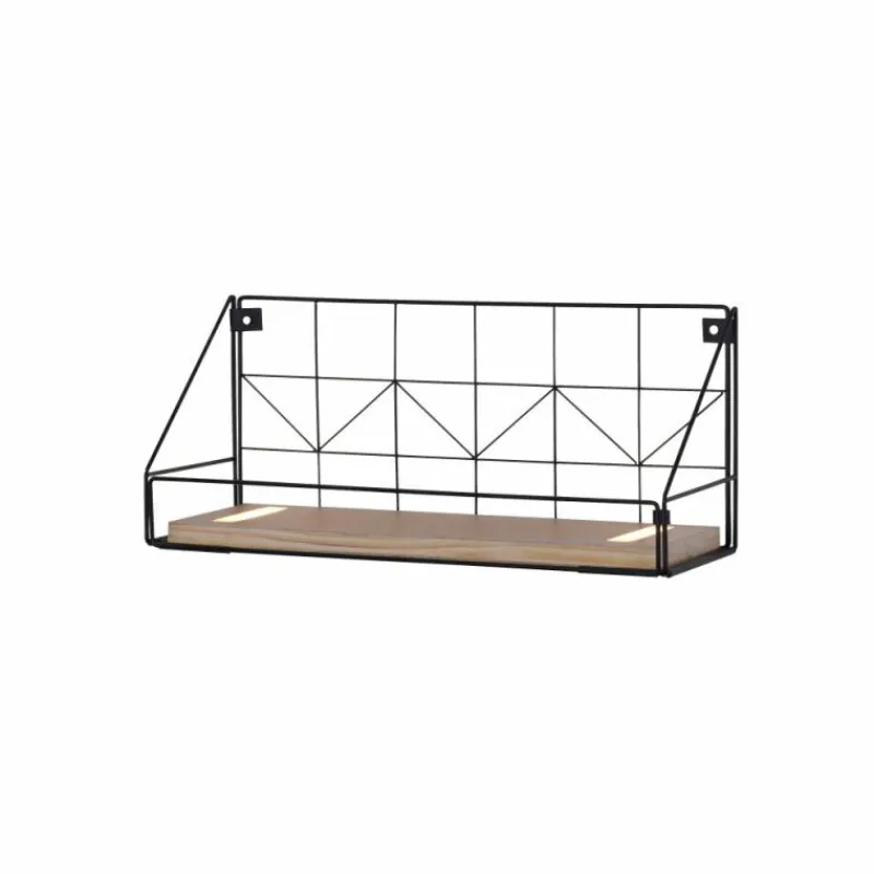 Lampes En Bois-Luminaires Leuchten Direkt Applique murale Leuchten-Direkt BOARD LED Brun, Noir, 1 lumière