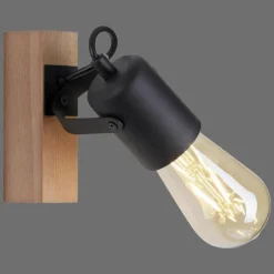 Lampes Vintages & Rétros-Luminaires Leuchten Direkt Applique murale Leuchten-Direkt CANOP Écru, Noir, 1 lumière