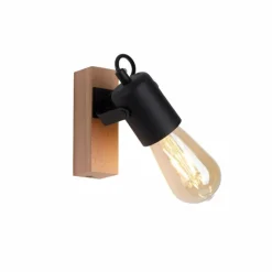 Lampes Vintages & Rétros-Luminaires Leuchten Direkt Applique murale Leuchten-Direkt CANOP Écru, Noir, 1 lumière