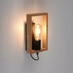 Lampes Vintages & Rétros-Luminaires Leuchten Direkt Applique murale Leuchten-Direkt FRANKY Noir, 1 lumière