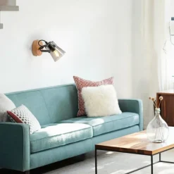 Luminaires Scandinaves-Luminaires Leuchten Direkt Applique murale Leuchten-Direkt GREEN LANGSTRÖM Écru, Noir, 1 lumière