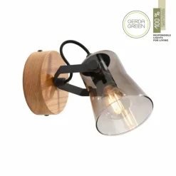 Luminaires Scandinaves-Luminaires Leuchten Direkt Applique murale Leuchten-Direkt GREEN LANGSTRÖM Écru, Noir, 1 lumière