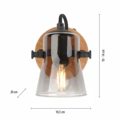 Luminaires Scandinaves-Luminaires Leuchten Direkt Applique murale Leuchten-Direkt GREEN LANGSTRÖM Écru, Noir, 1 lumière