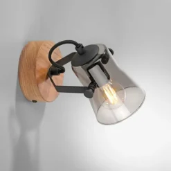 Luminaires Scandinaves-Luminaires Leuchten Direkt Applique murale Leuchten-Direkt GREEN LANGSTRÖM Écru, Noir, 1 lumière