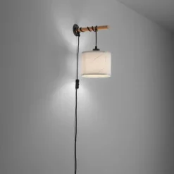 Luminaires Scandinaves-Luminaires Leuchten Direkt Applique murale Leuchten-Direkt GREEN SOFIE Écru, Noir, 1 lumière