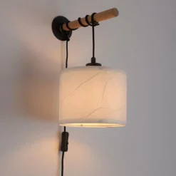 Luminaires Scandinaves-Luminaires Leuchten Direkt Applique murale Leuchten-Direkt GREEN SOFIE Écru, Noir, 1 lumière