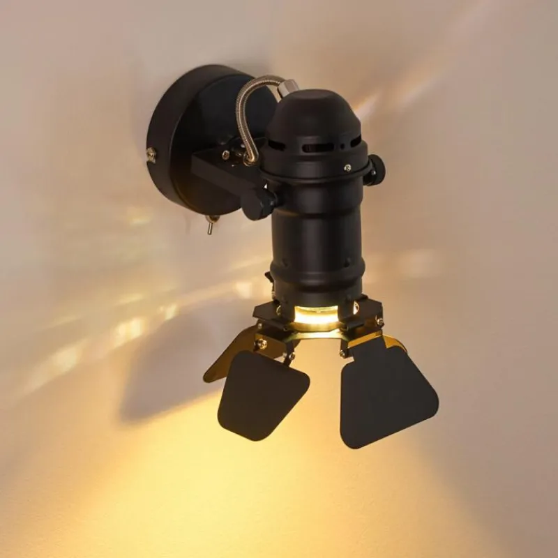 hofstein Applique murale Lichinga Noir, 1 lumière