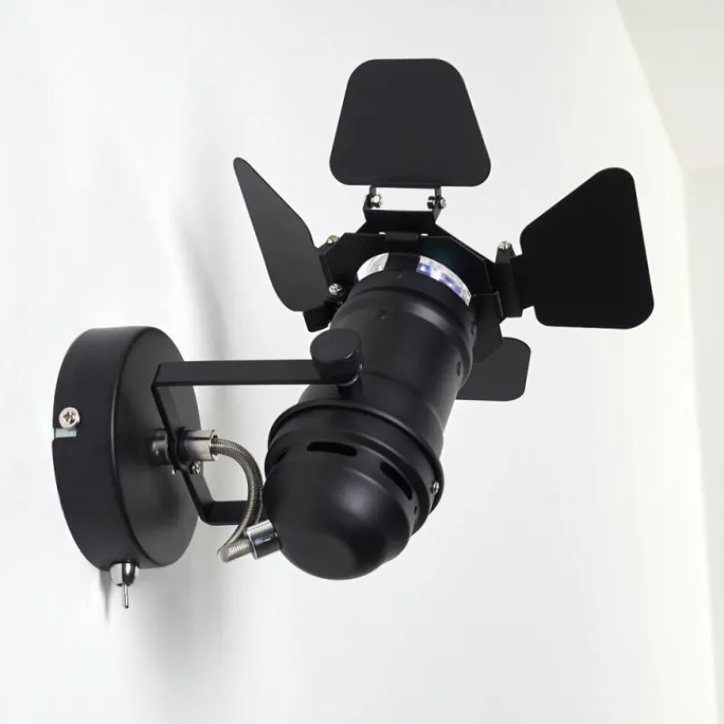 hofstein Applique murale Lichinga Noir, 1 lumière