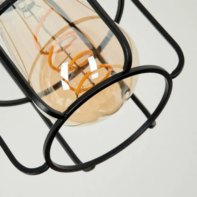 Lampes Industrielles-hofstein Applique murale Loedingen Écru, Noir, 1 lumière