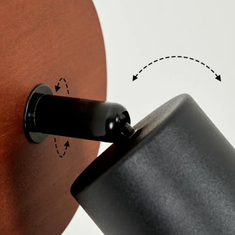 Lampes Industrielles-hofstein Applique murale Loedingen Écru, Noir, 1 lumière