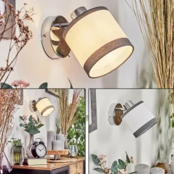 Lampes En Tissu-hofstein Applique murale Lohobe Chrome, 1 lumière