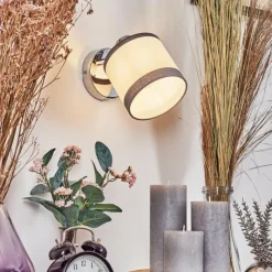 Lampes En Tissu-hofstein Applique murale Lohobe Chrome, 1 lumière