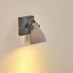 hofstein Applique murale Lomma Gris, 1 lumière* Appliques