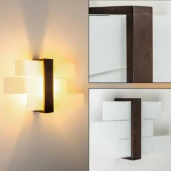 Lampes En Bois-hofstein Applique murale Lovikka Bois foncé, 1 lumière