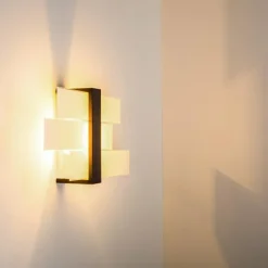 Lampes En Bois-hofstein Applique murale Lovikka Bois foncé, 1 lumière