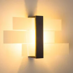 Lampes En Bois-hofstein Applique murale Lovikka Bois foncé, 1 lumière