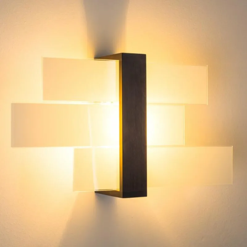 Lampes En Bois-hofstein Applique murale Lovikka Bois foncé, 1 lumière