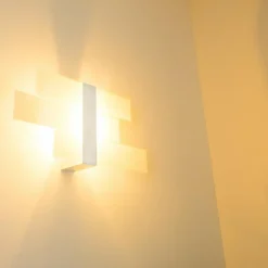 hofstein Applique murale Lovikka Blanc, 1 lumière