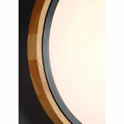 Lampes En Bois-Luce Design Applique murale SOLSTAR LED Écru, Noir, 1 lumière