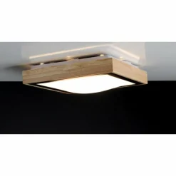 Lampes En Bois-Luce Design Applique murale SOLSTAR LED Écru, Noir, 1 lumière