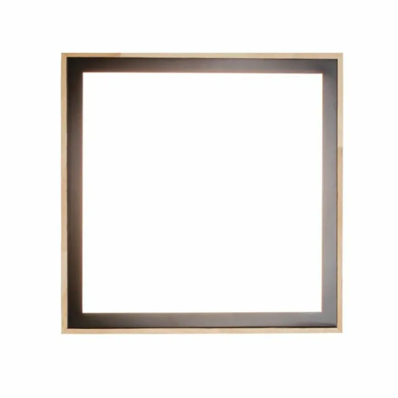 Lampes En Bois-Luce Design Applique murale SOLSTAR LED Écru, Noir, 1 lumière