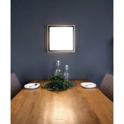 Lampes En Bois-Luce Design Applique murale SOLSTAR LED Écru, Noir, 1 lumière