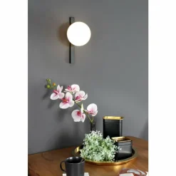 Luce Design Applique murale PLUTO Noir, 1 lumière