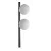 Luce Design Applique murale PLUTO Noir, 2 lumières
