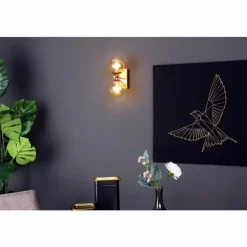 Luce Design Applique murale NEPTUN Laiton, 2 lumières
